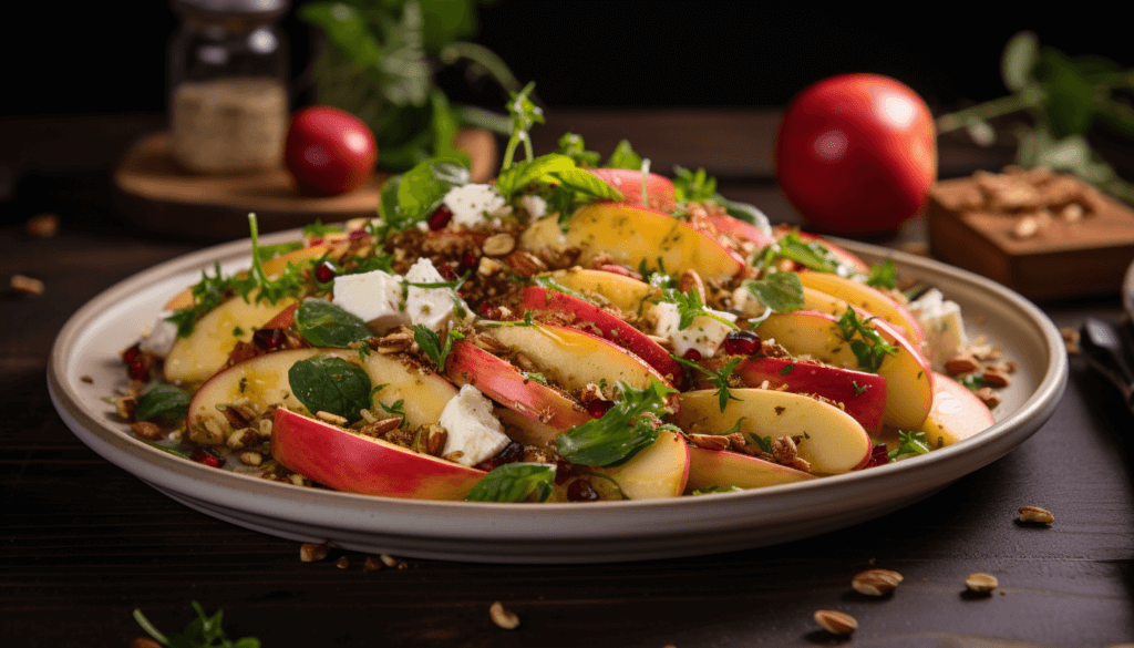 Autumn Harvest Honeycrisp Apple and Feta Salad Recipes Mentor