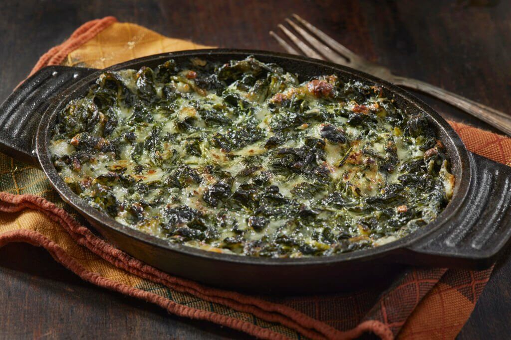 Ina Garten's Creamed Spinach Gratin