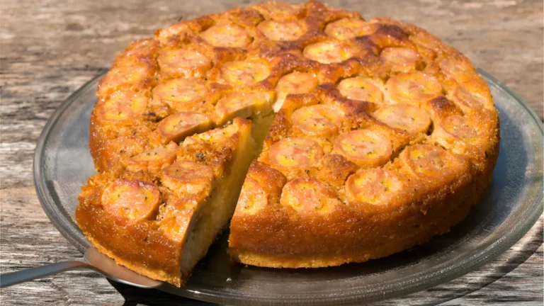 Banana Upside Down Cake Recipe