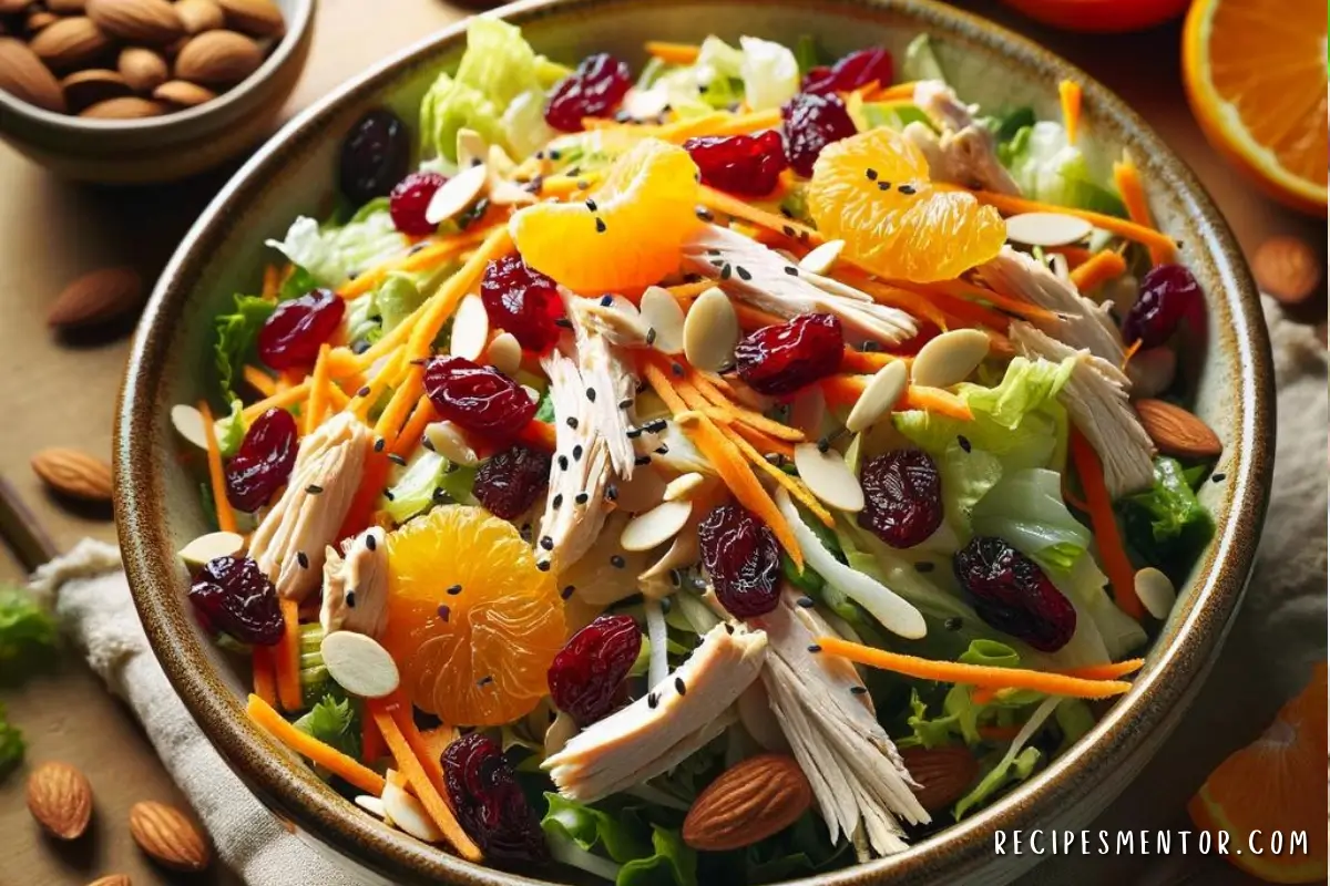 Delicious and Nutritious Asian Chicken Cranberry Salad - Recipes Mentor