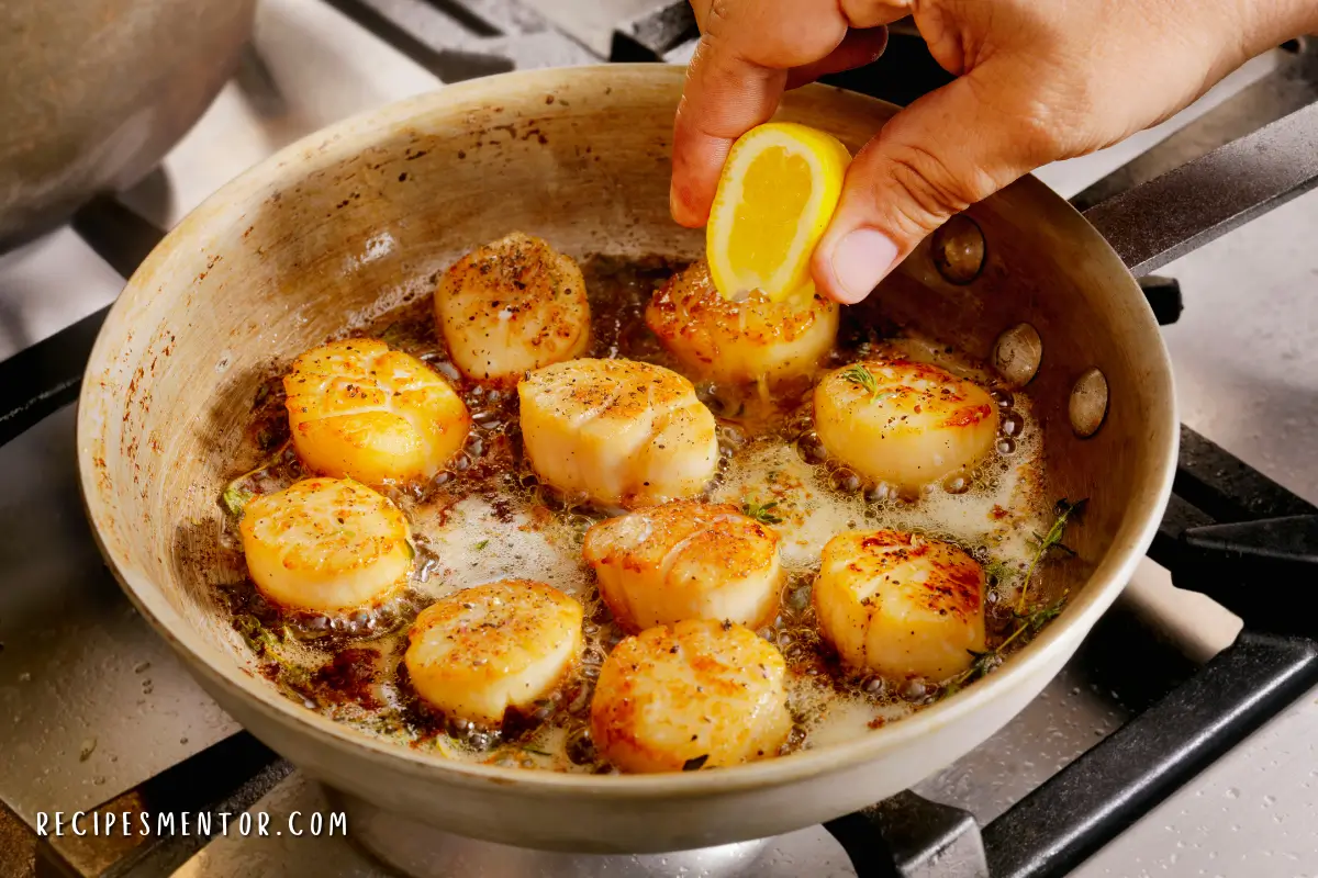 Discover how to make Easy Brown Butter Scallop Scampi, a quick, healthy seafood recipe. Enjoy tender scallops in a rich, flavorful sauce.