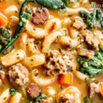 Cozy Italian Sausage White Bean Soup