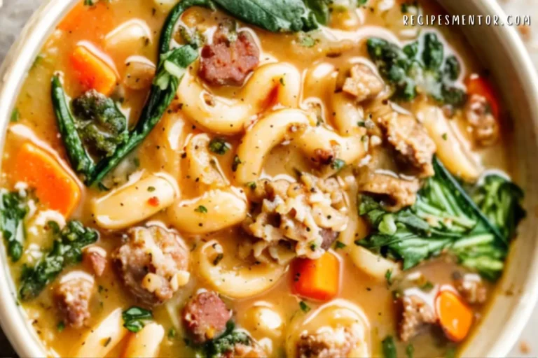 Cozy Italian Sausage White Bean Soup