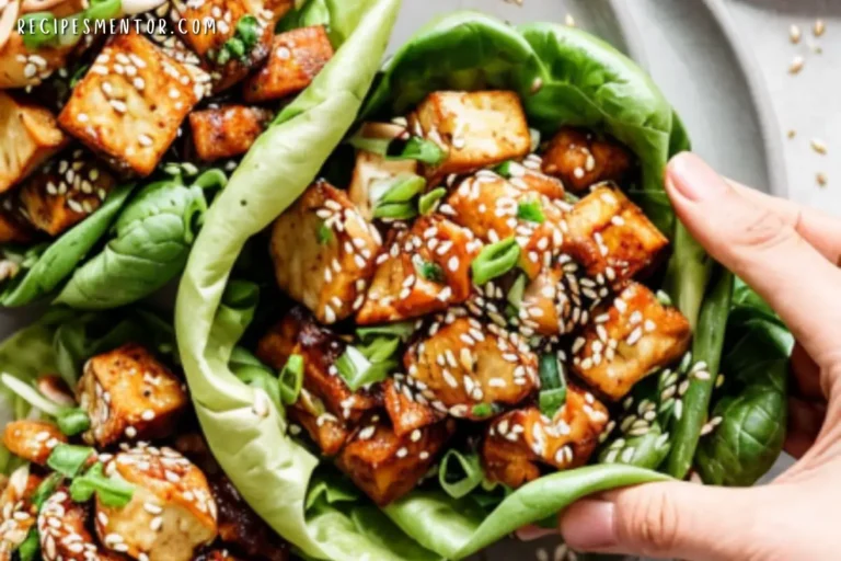 Thai Chicken Lettuce Wraps Recipe