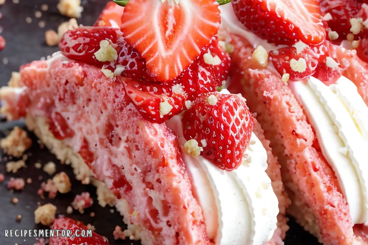 Discover the perfect blend of crunchy, creamy, and fruity with our Strawberry Crunch Cheesecake Tacos recipe. A unique dessert that's sure to impress!