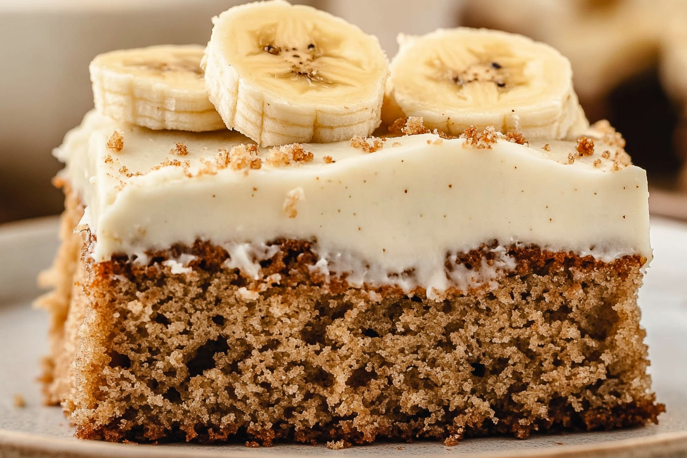 This delightful banana cake is perfect for using up ripe bananas and is sure to impress at any gathering.