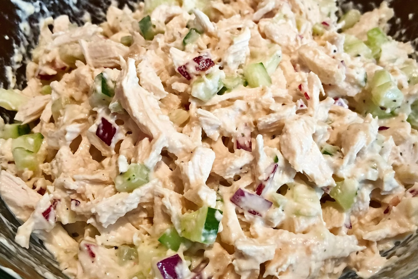 Discover the best chicken salad ever, perfect for sandwiches or on its own. This recipe is quick, easy, and customizable, making it a family favorite for any occasion.