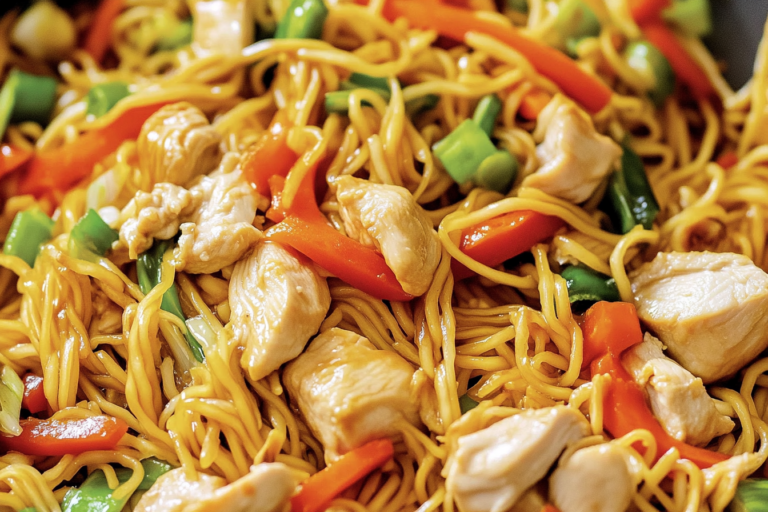 Chicken Chow Mein is a classic dish that combines tender chicken, fresh vegetables, and savory noodles, making it a delicious and satisfying meal for any occasion.