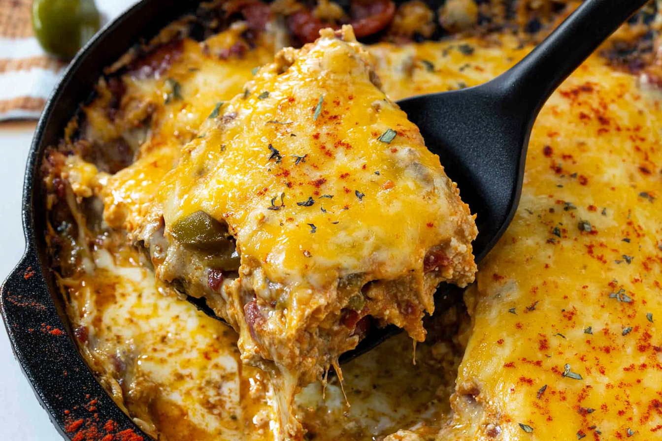 This Chile Relleno Casserole is a delicious twist on a classic dish, perfect for any meal.