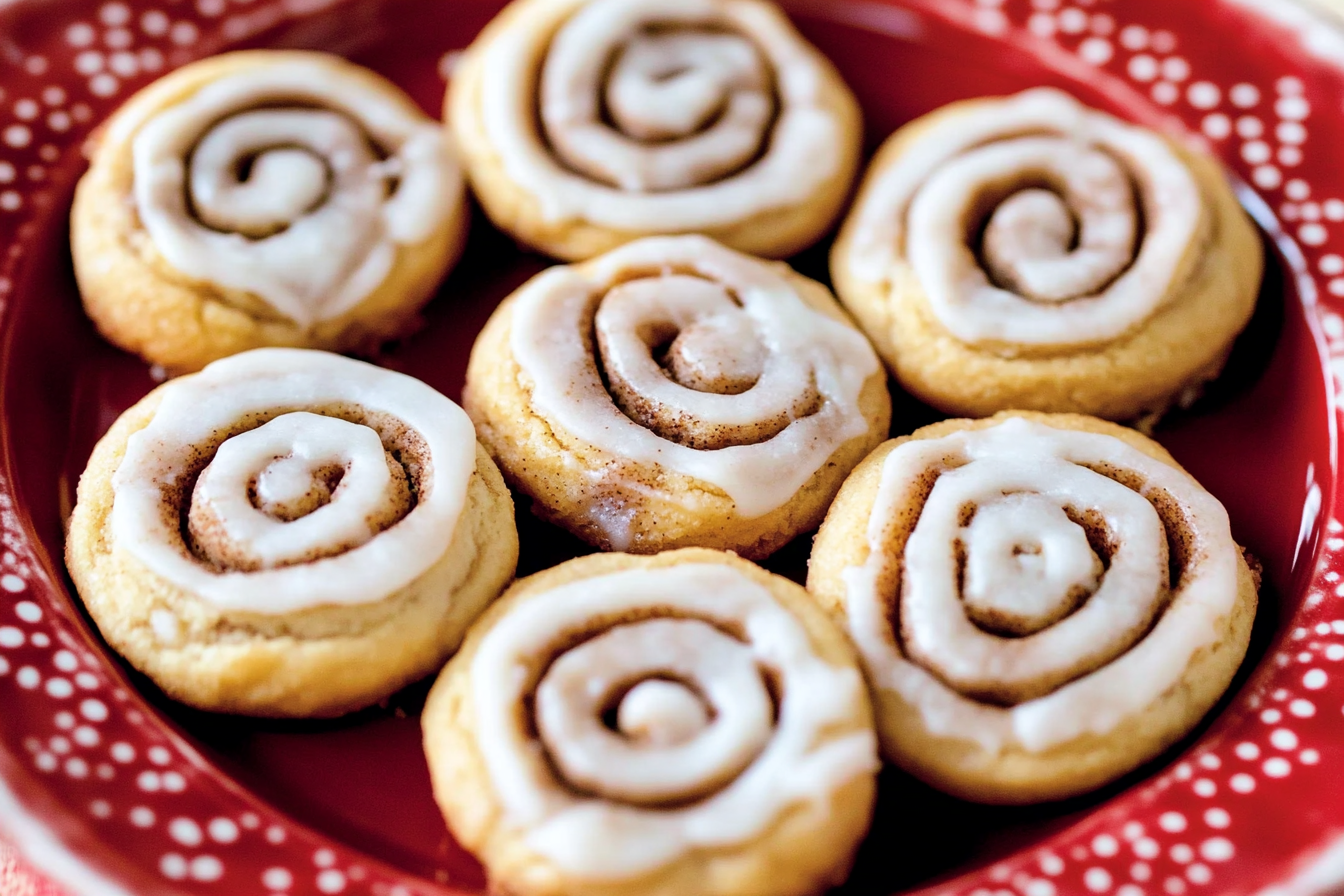Indulge in the perfect blend of cinnamon and sweetness with these delicious Cinnamon Roll Sugar Cookies that melt in your mouth.