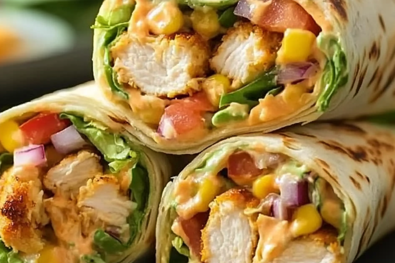 This vibrant Crunchy Southwestern Chicken Wrap is a delightful fusion of flavors, perfect for lunch or dinner, and sure to please everyone at your table.