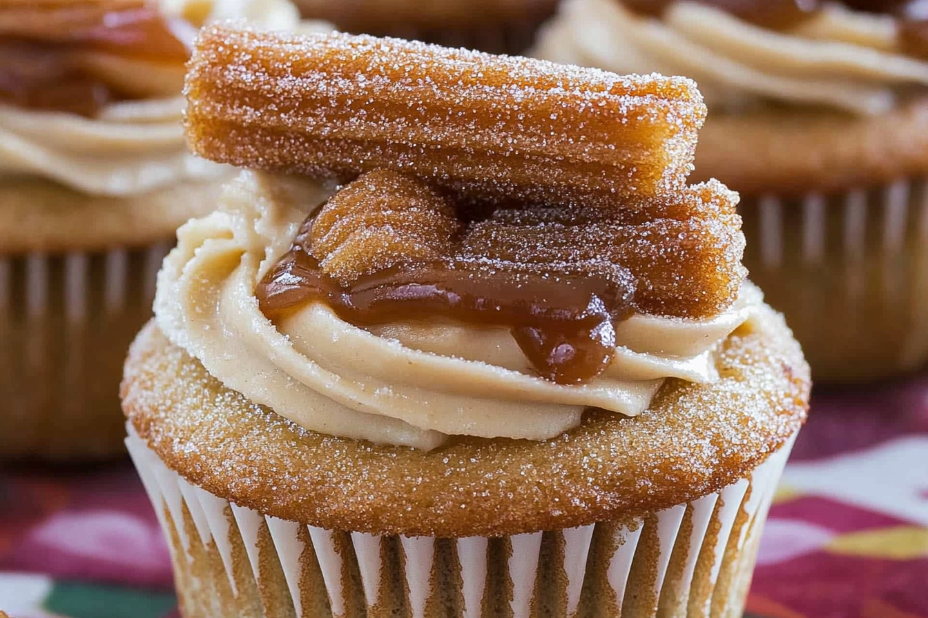Indulge in a delightful fusion of churros and cupcakes with these Dulce de Leche Churro Cupcakes! They are perfect for satisfying your sweet tooth and impressing friends.