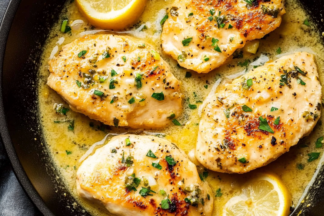 This Easy Chicken Piccata recipe delivers a flavorful meal that's perfect for any occasion. Juicy chicken cutlets are enhanced with a creamy lemon-caper sauce that tantalizes the taste buds.