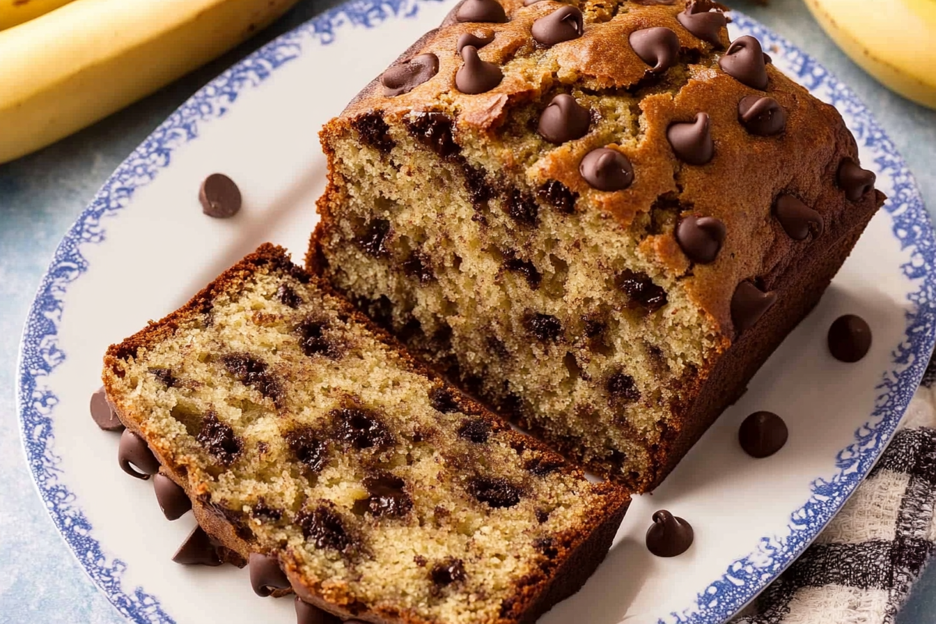 This easy chocolate chip banana bread is a delightful treat, combining sweet overripe bananas and rich chocolate chips. Perfect for breakfast or a snack, it’s simple to make and utterly delicious.