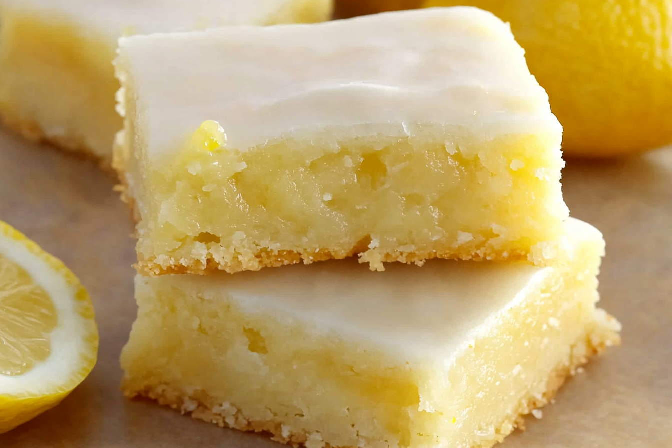 These Glazed Lemon Brownies are a delightful twist on traditional brownies, infused with zesty lemon for a refreshing treat perfect for any occasion.