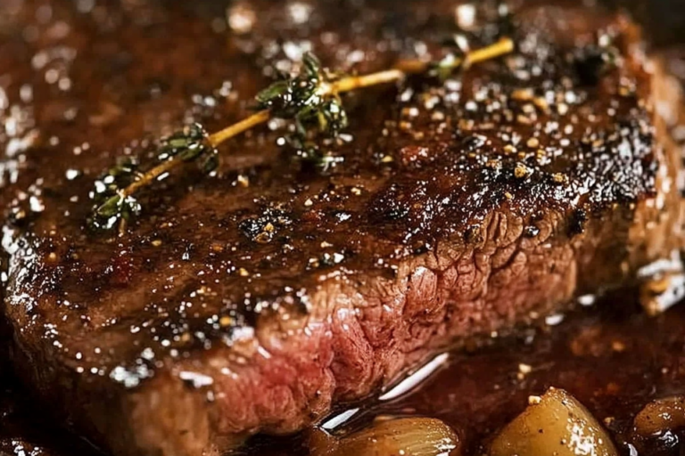 Elevate your steak game with Gordon Ramsay's flavorful marinade, infusing each bite with rich herbs and spices. Perfect for enhancing any cut of meat while ensuring tenderness and juicy satisfaction.