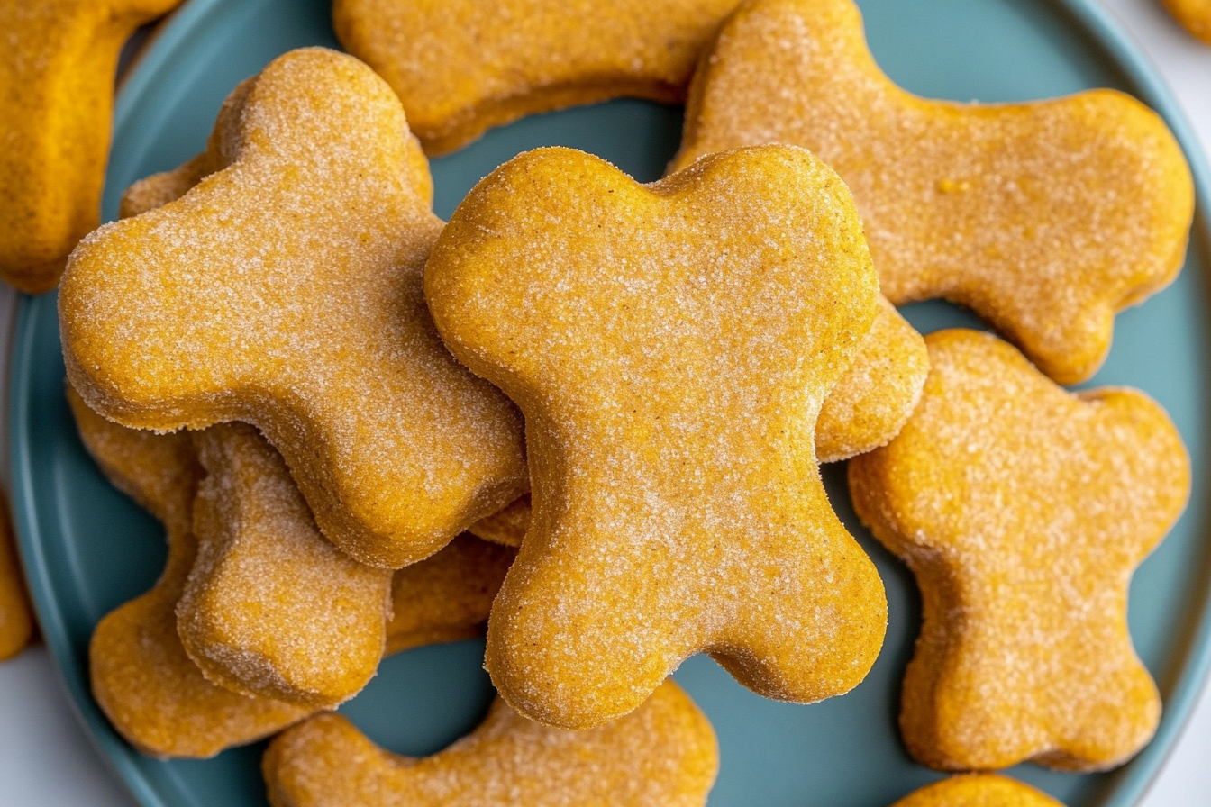 Delight your furry friend with these healthy pumpkin dog treats, perfect for boosting their immune system and keeping their coat shiny.