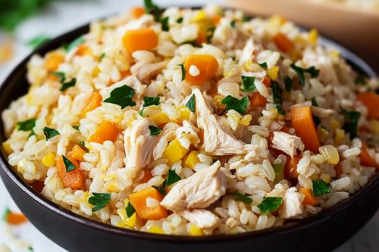 Treat your furry friend to homemade nutrition with this easy chicken and rice dog food recipe that's packed with wholesome ingredients.
