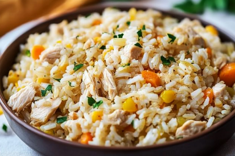 Treat your furry friend to homemade nutrition with this easy chicken and rice dog food recipe that's packed with wholesome ingredients.