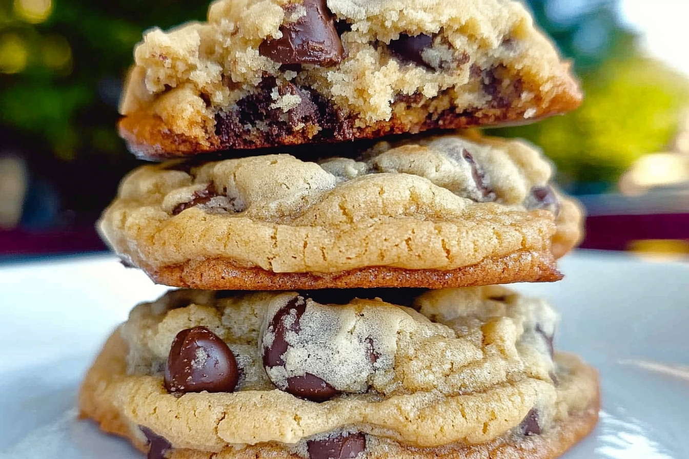 These soft batch chocolate chip cookies are the ultimate treat, delivering a chewy, gooey center and rich chocolate flavor that will leave you craving more.