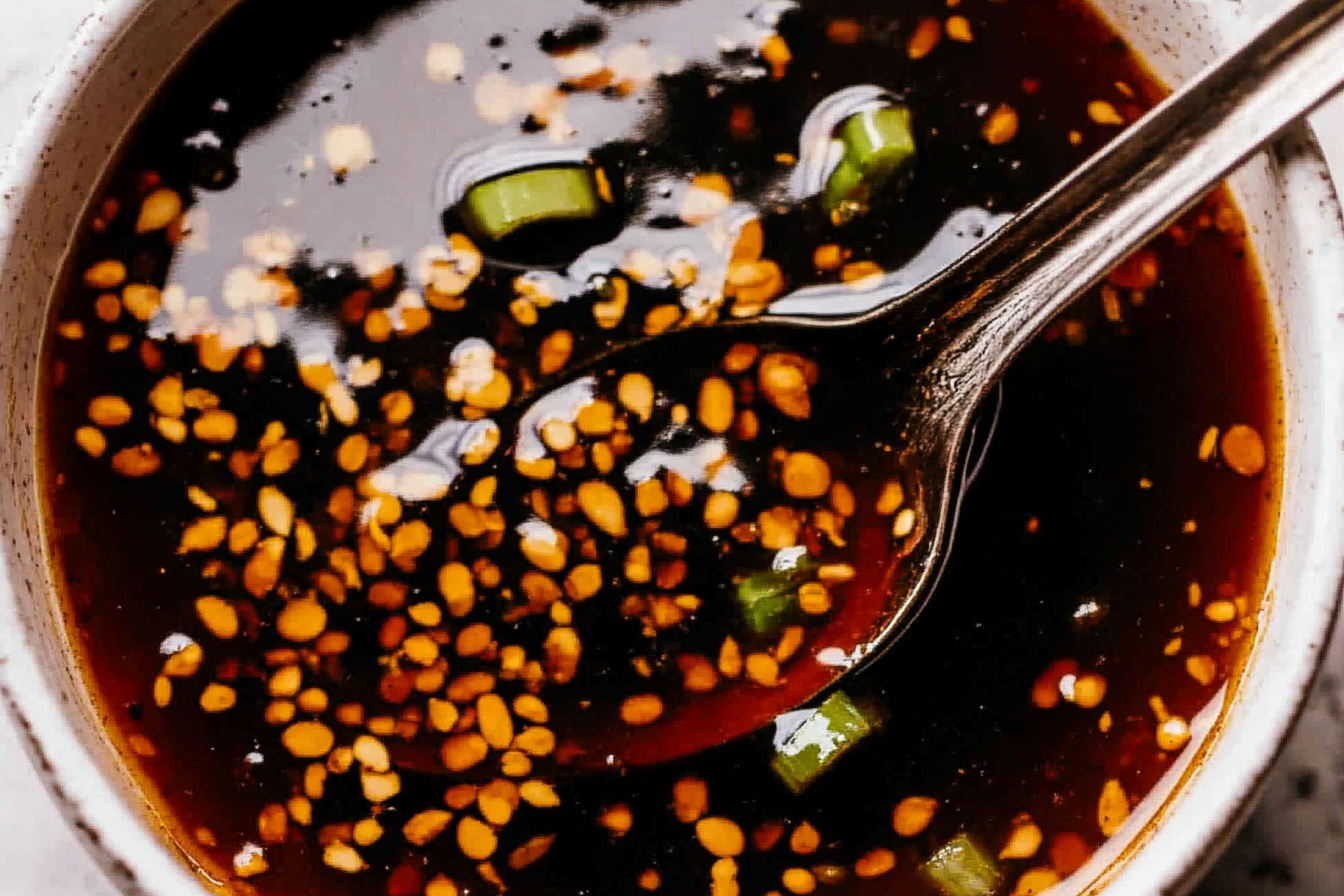This homemade potsticker sauce is the perfect blend of savory and sweet, elevating your dumpling experience with easy-to-find ingredients.