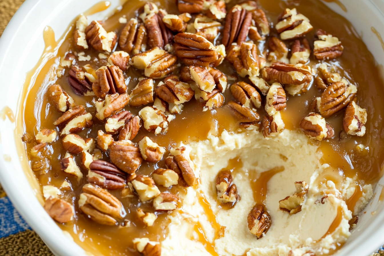 Indulge in this creamy, sweet dip perfect for parties or family gatherings.