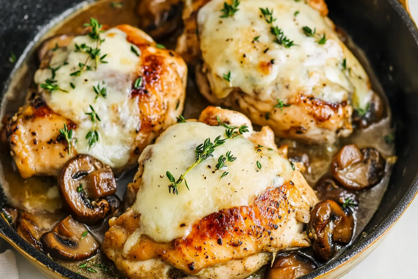 This Skillet Chicken and Mushrooms recipe combines tender chicken with savory mushrooms for a delicious meal that’s easy to prepare and perfect for any night of the week.