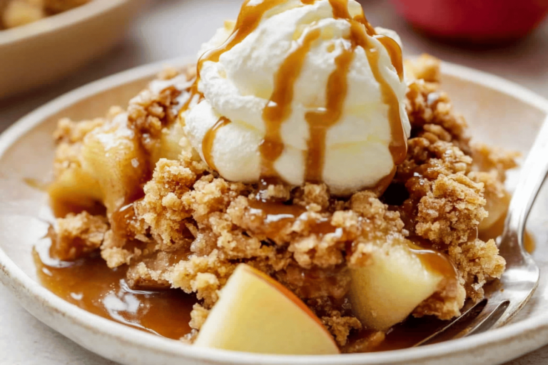 Indulge in this warm, comforting dessert perfect for fall gatherings.