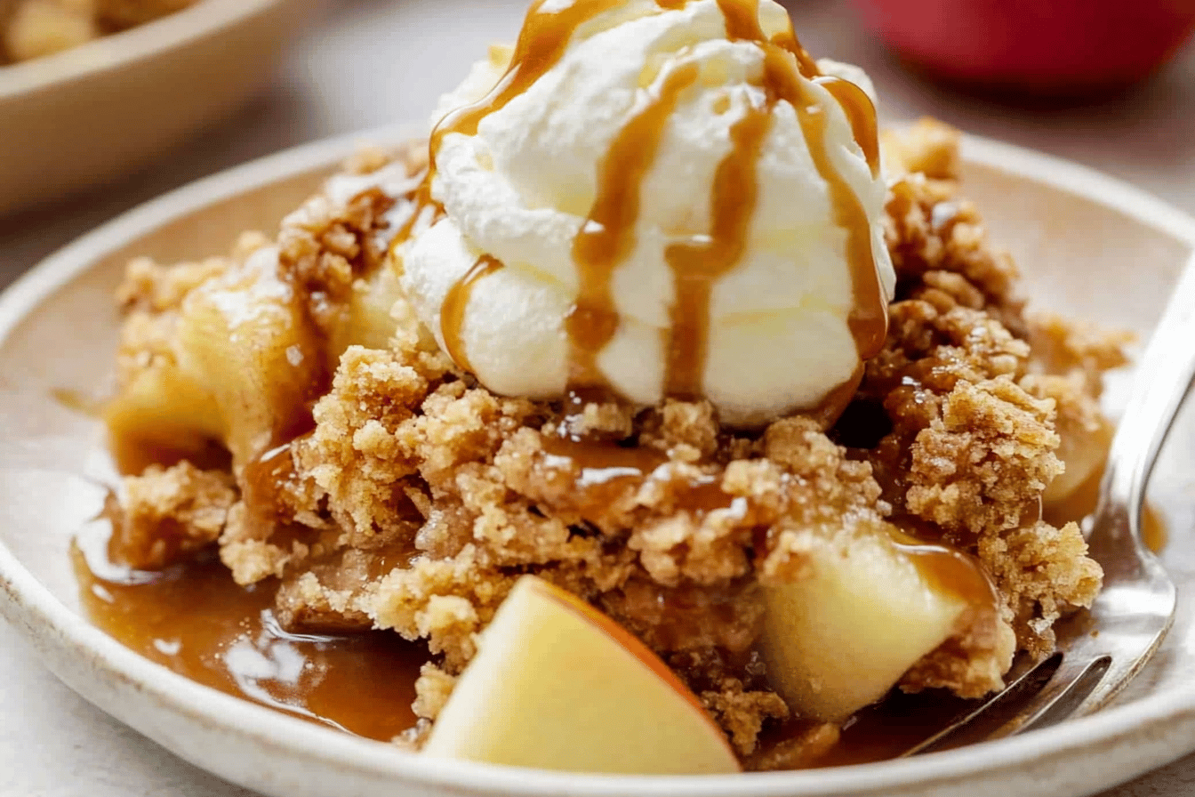 Indulge in this warm, comforting dessert perfect for fall gatherings.