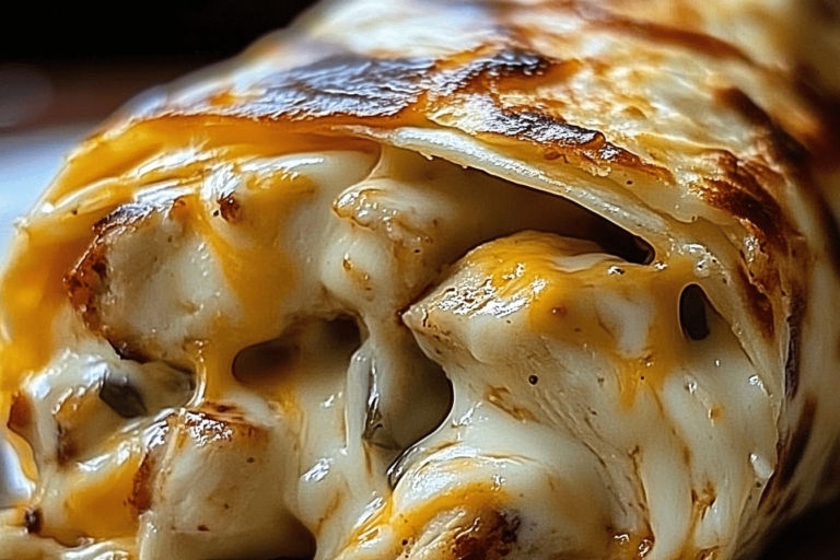 Delicious cheesy garlic chicken wraps are perfect for lunch or dinner any day of the week.
