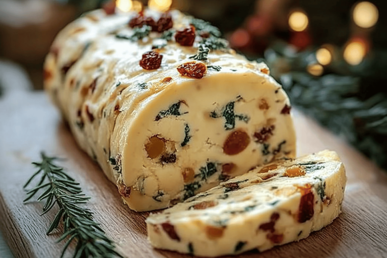 This festive Italian Cheese Log is perfect for holiday gatherings and impresses guests with its delightful flavors and presentation.