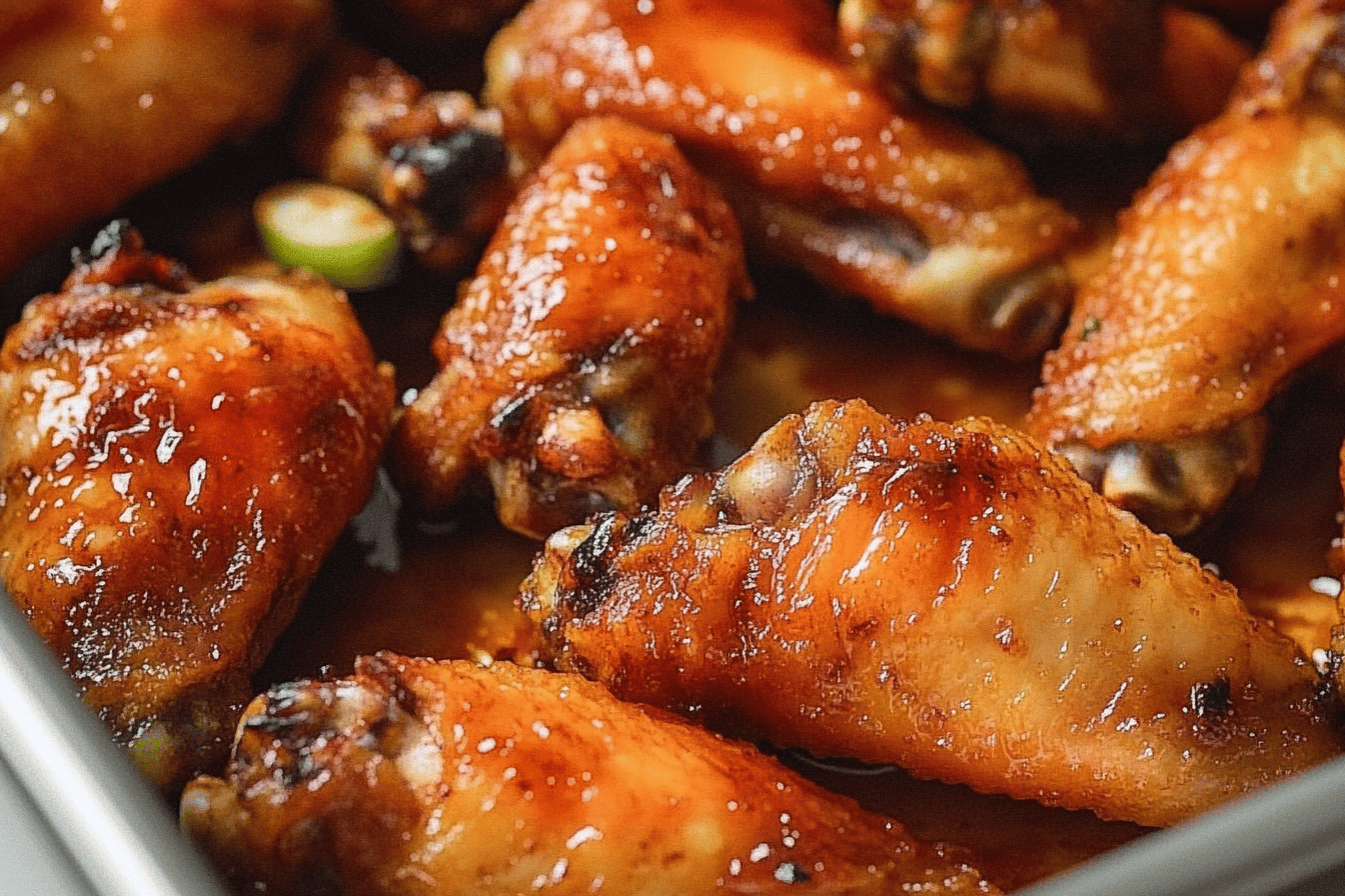 These crispy baked chicken wings are a party favorite that will leave your guests wanting more.