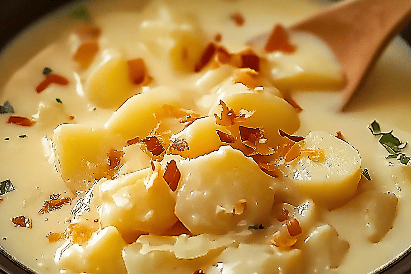 This creamy crock pot soup is packed with flavor and perfect for chilly days.
