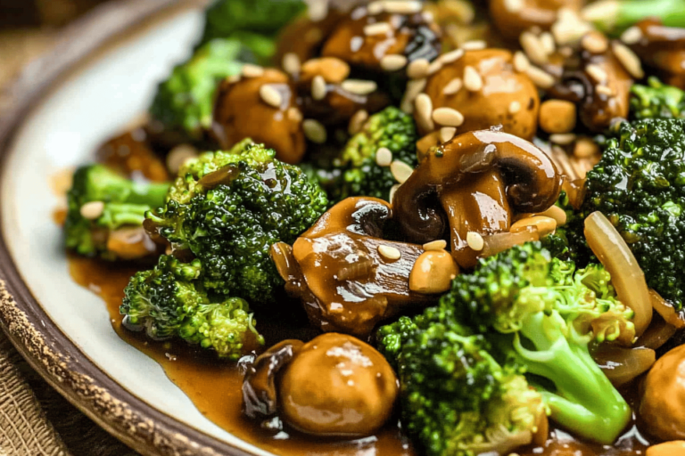 This General Tso's Broccoli Mushroom Stir-Fry is a flavorful, healthy twist on a classic dish.
