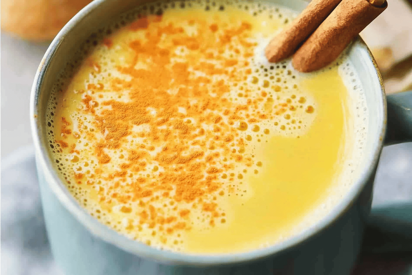 Experience the soothing warmth and health benefits of golden milk with this simple recipe.
