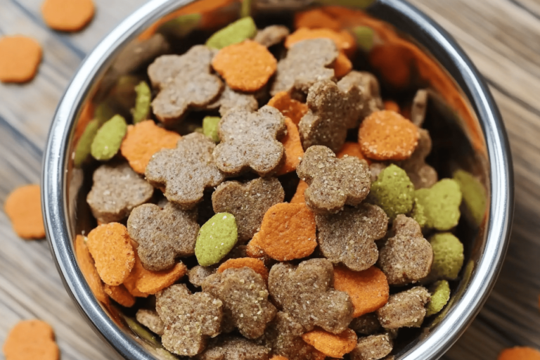 A nutritious homemade dog food recipe designed to help soothe itchy skin in dogs.