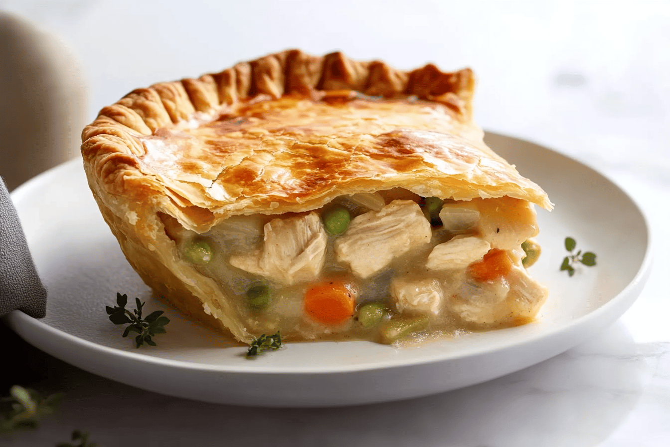 This classic dish warms the heart with its flaky crust and savory filling that everyone loves.