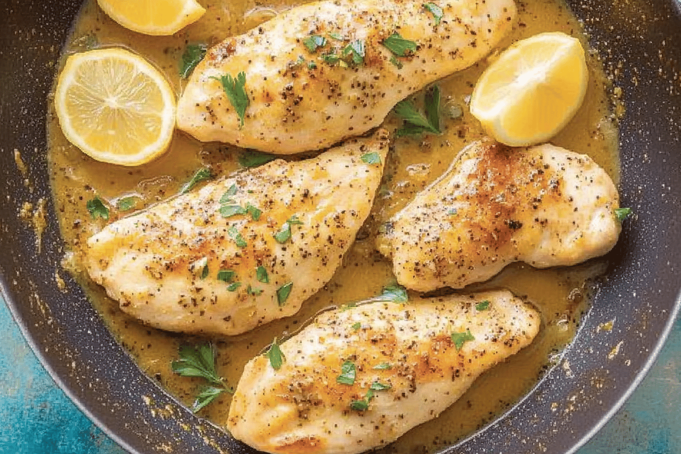 This Lemon Pepper Chicken is a zesty delight that elevates any dinner gathering with vibrant flavors and easy preparation.