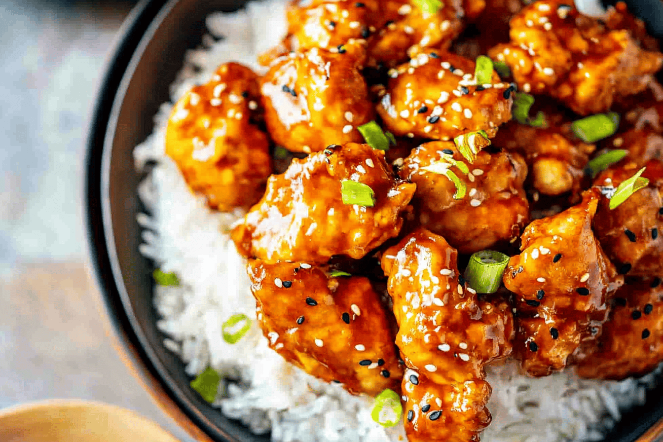 This Orange Chicken recipe is a perfect blend of sweet and savory flavors, bringing a delicious twist to your dinner table.