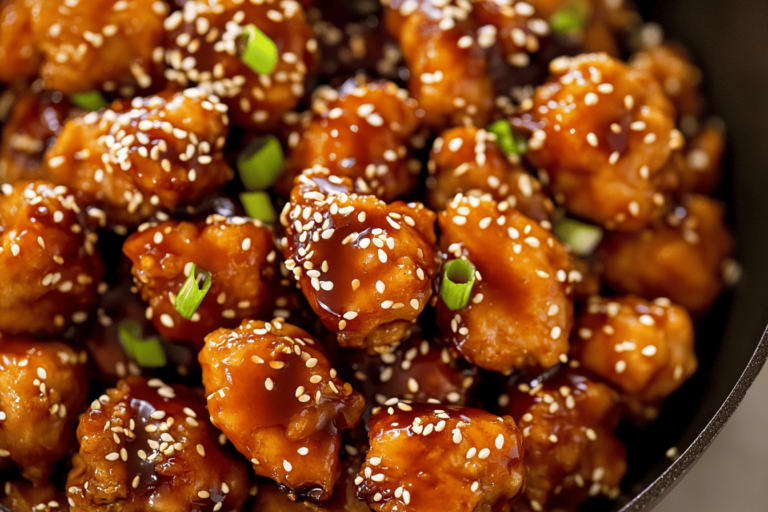 Delicious sesame chicken brings vibrant flavors and a delightful crunch to your dinner table.