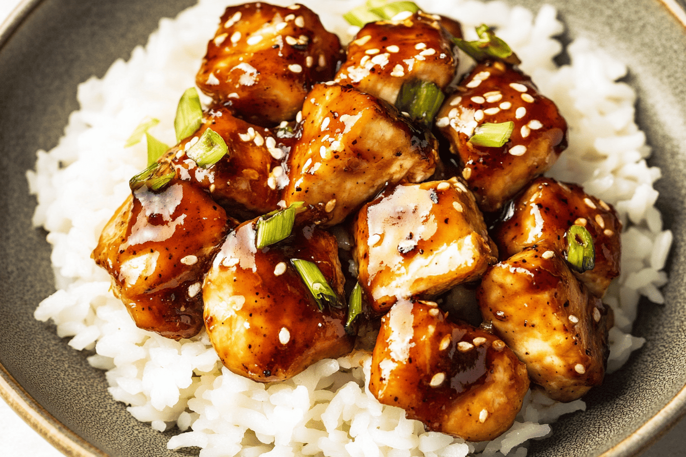 This teriyaki chicken is a delicious Asian-inspired dish that will please the whole family.