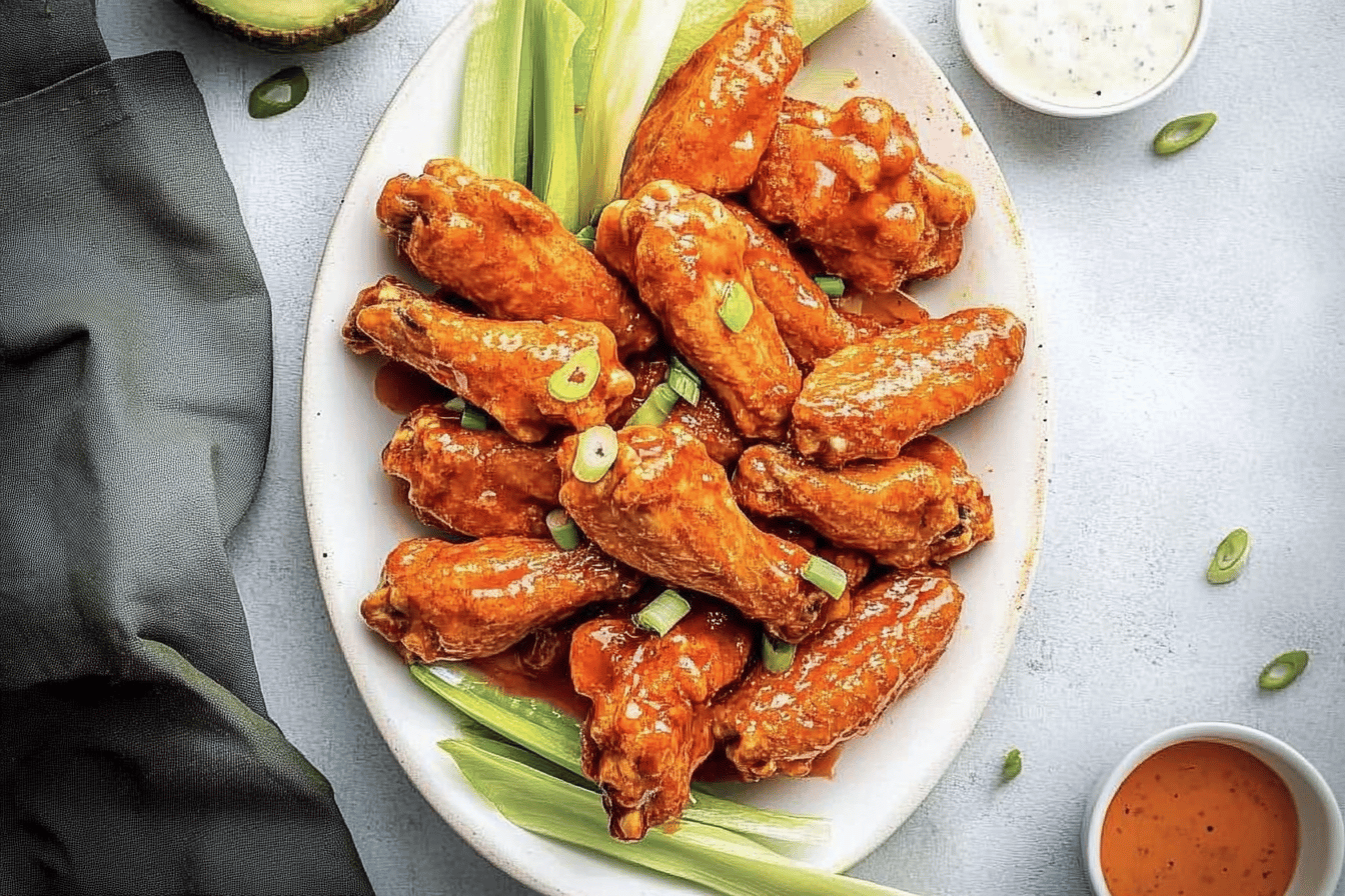 Crispy, spicy, and utterly delicious - these Buffalo Chicken Wings are perfect for any gathering.