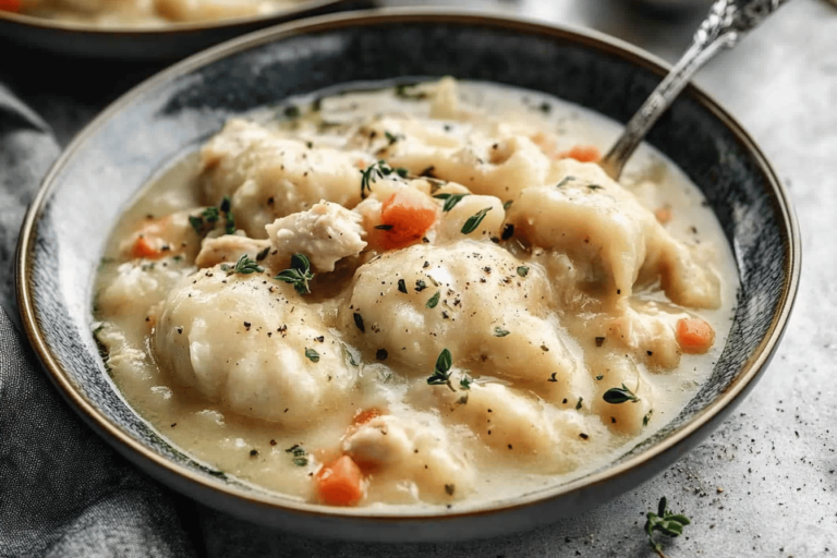 Chicken and dumplings is a comforting classic that warms the heart and satisfies the soul.