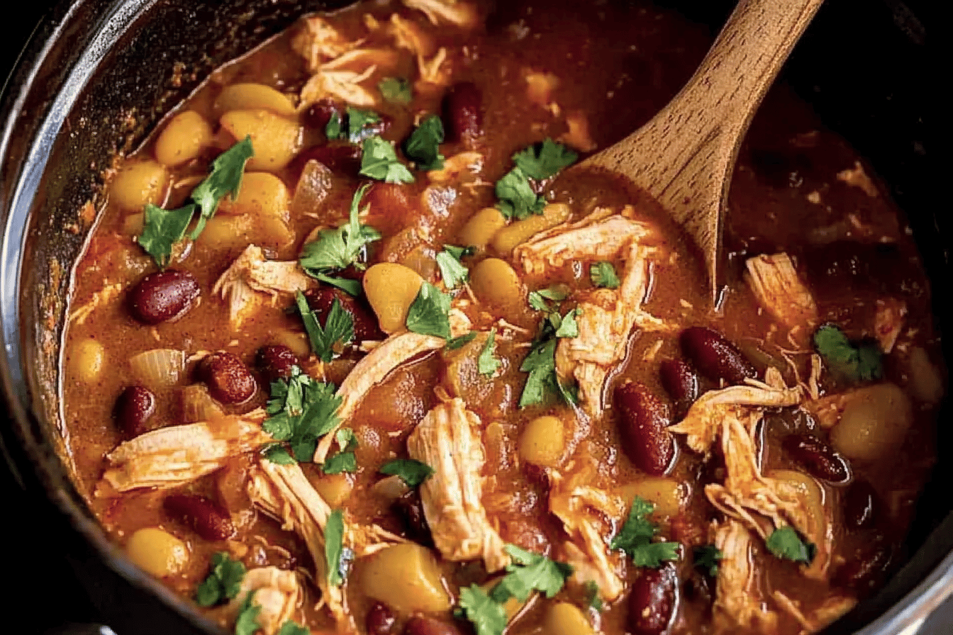 Savor this hearty and flavorful Chicken Chili, perfect for any comfort food craving at home.