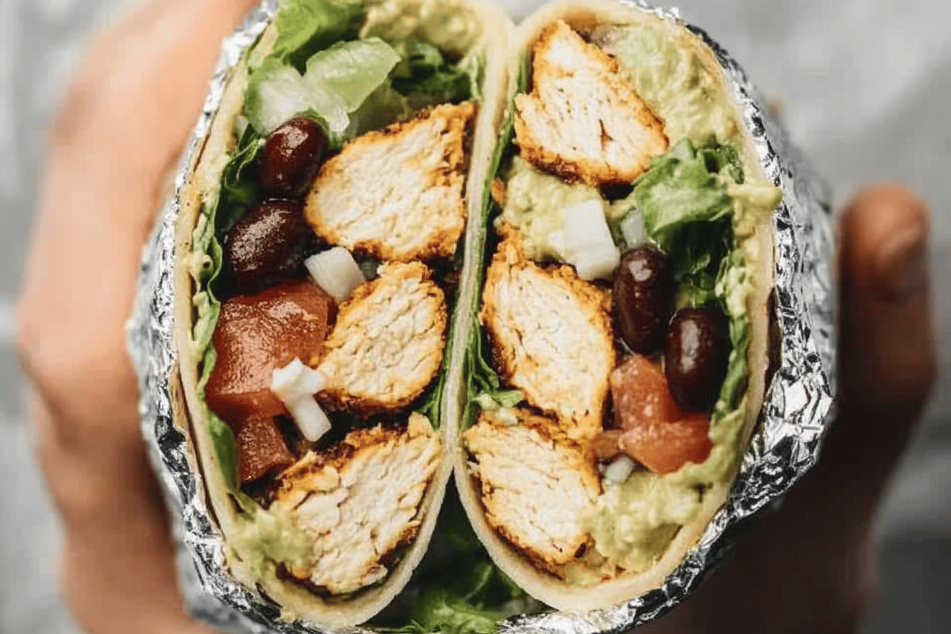 These Chipotle Chicken Burritos are packed with flavors and perfect for a hearty meal any time of the day.