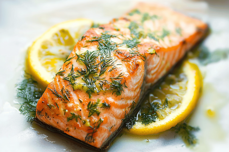 This Baked Salmon with Dill is not only flavorful but also super easy to make! 🐟✨