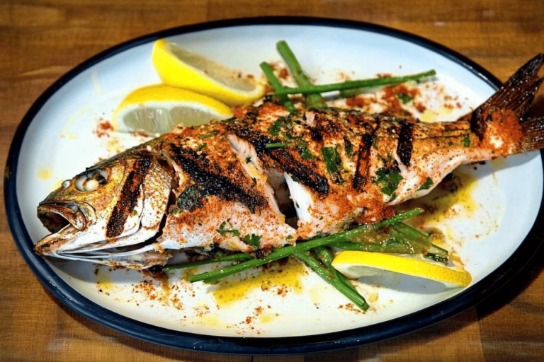 Grilled fish with herbs is a delightful dish, packed with flavors and perfect for a healthy meal.