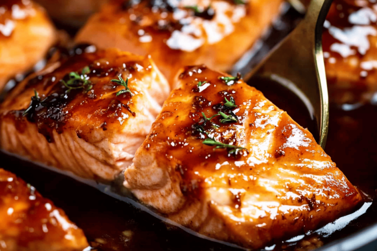 A sweet and savory delight that will impress everyone at dinner. Enjoy the flavor! 🍯🐟