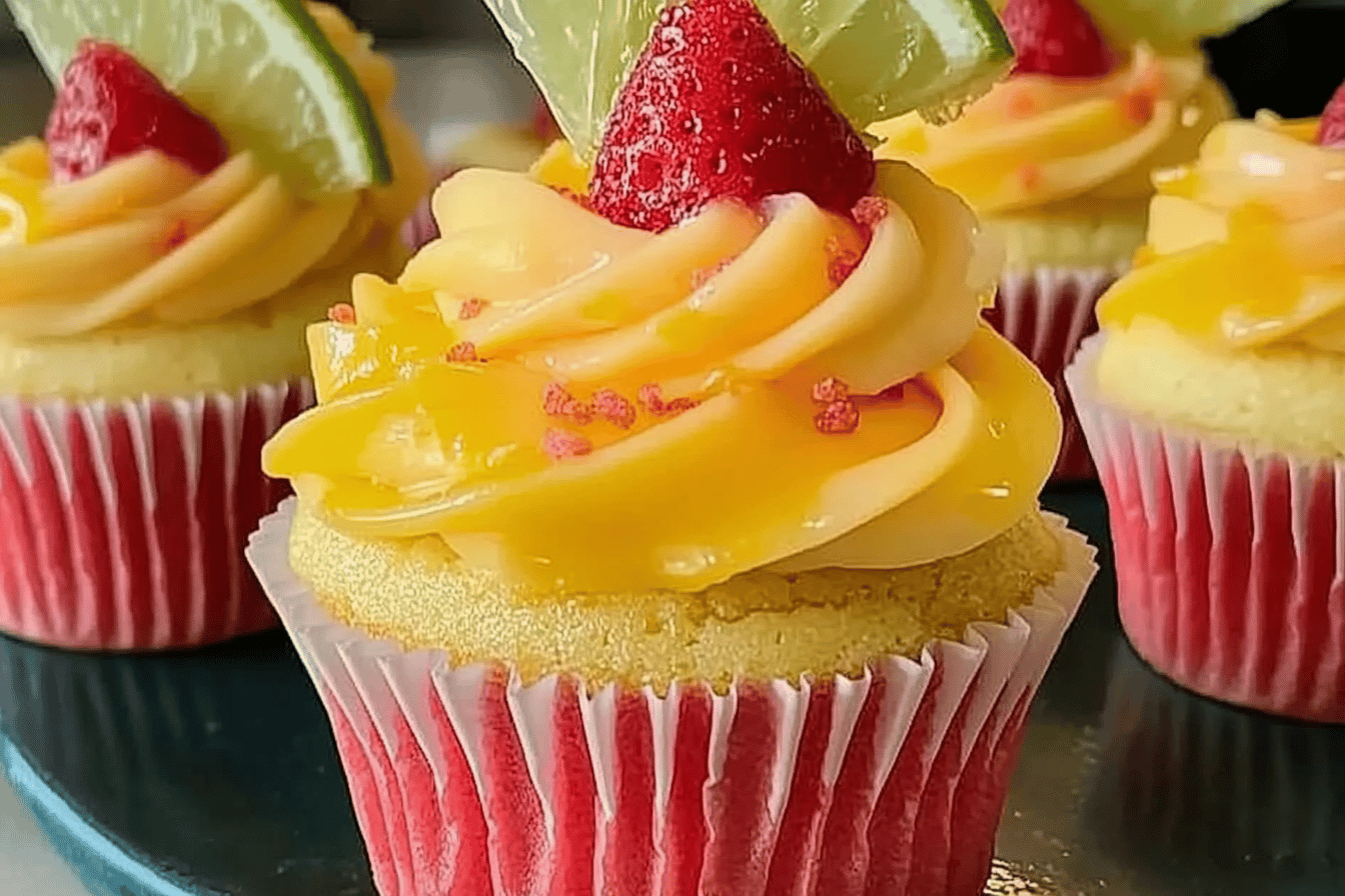 These Margarita Cupcakes are a delightful twist on the classic, perfect for any celebration! 🎉🧁