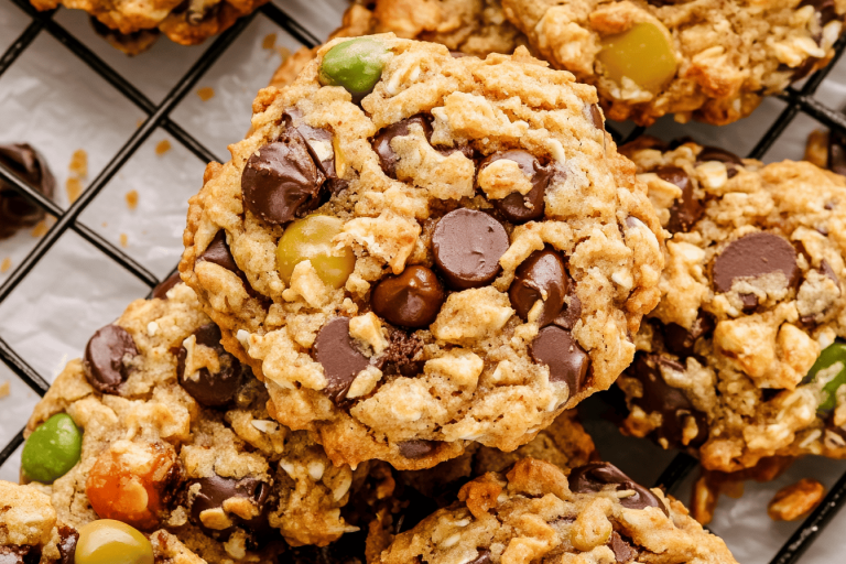 These breakfast cookies are healthy, delicious, and perfect for busy mornings! 🍌🍪
